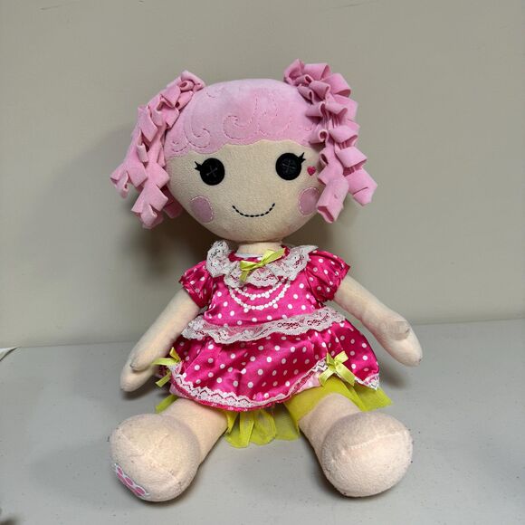 Build-A-Bear Lalaloopsy Jewel Sparkles Stuffed Doll Plush Toy Pink Hair Soft - Picture 1 of 8